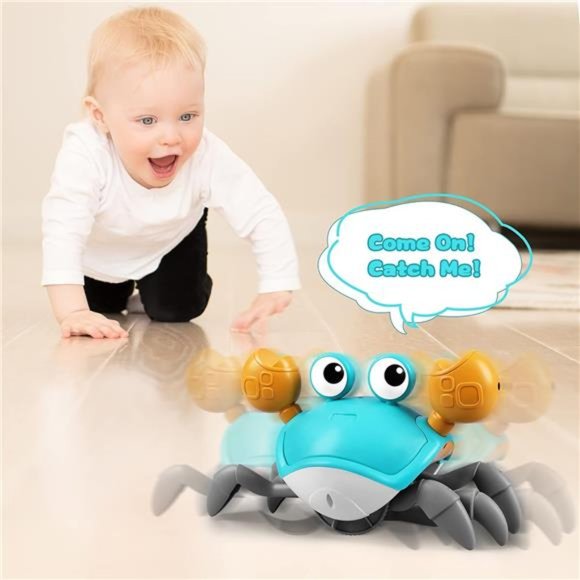 Crawling Crab Toy, Interactive Dancing Walking Moving Toy with Music - Picture 7 of 7